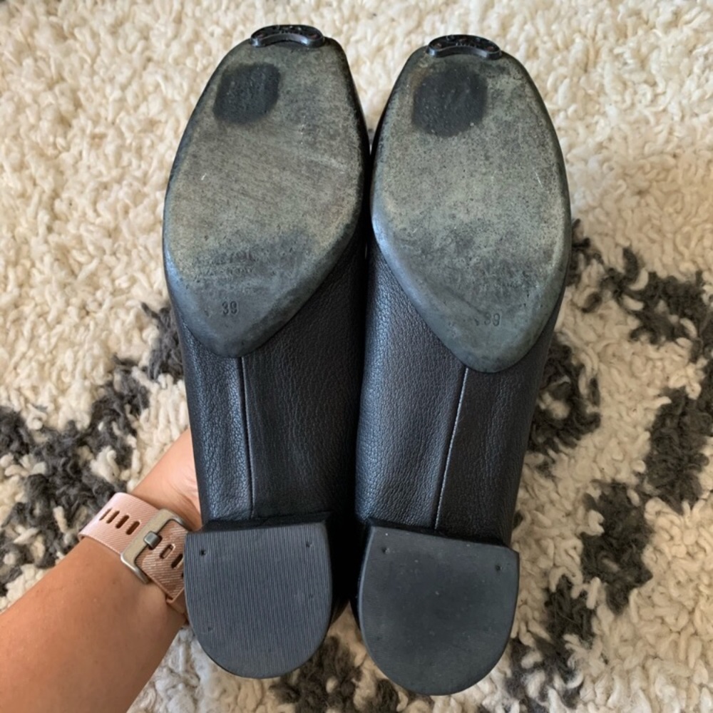 Vintage Chloé black leather lace up heels - Picture 6 of 9